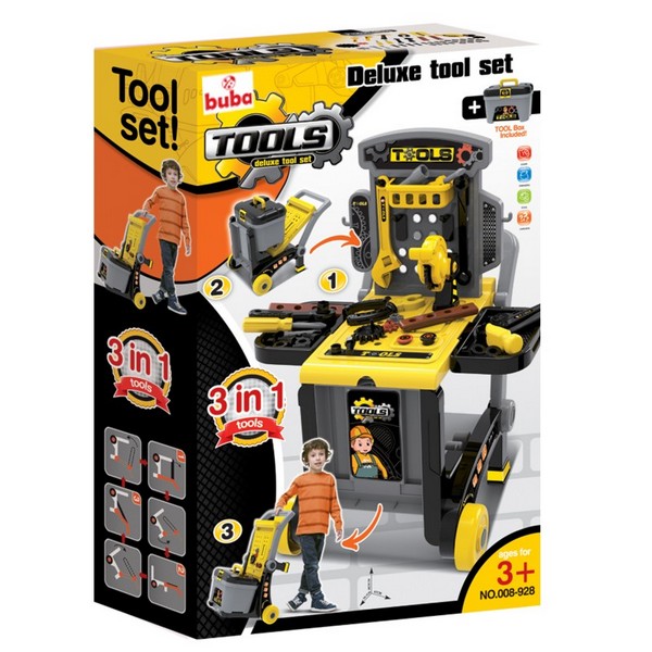 Продукт Buba Deluxe tool set - Детски комплект с инструменти Куфар - 0 - BG Hlapeta